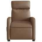 Massagestoel Stof Bruin
