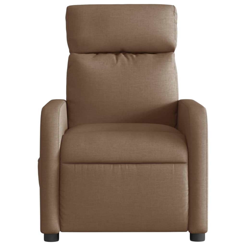 Massagestoel Stof Bruin