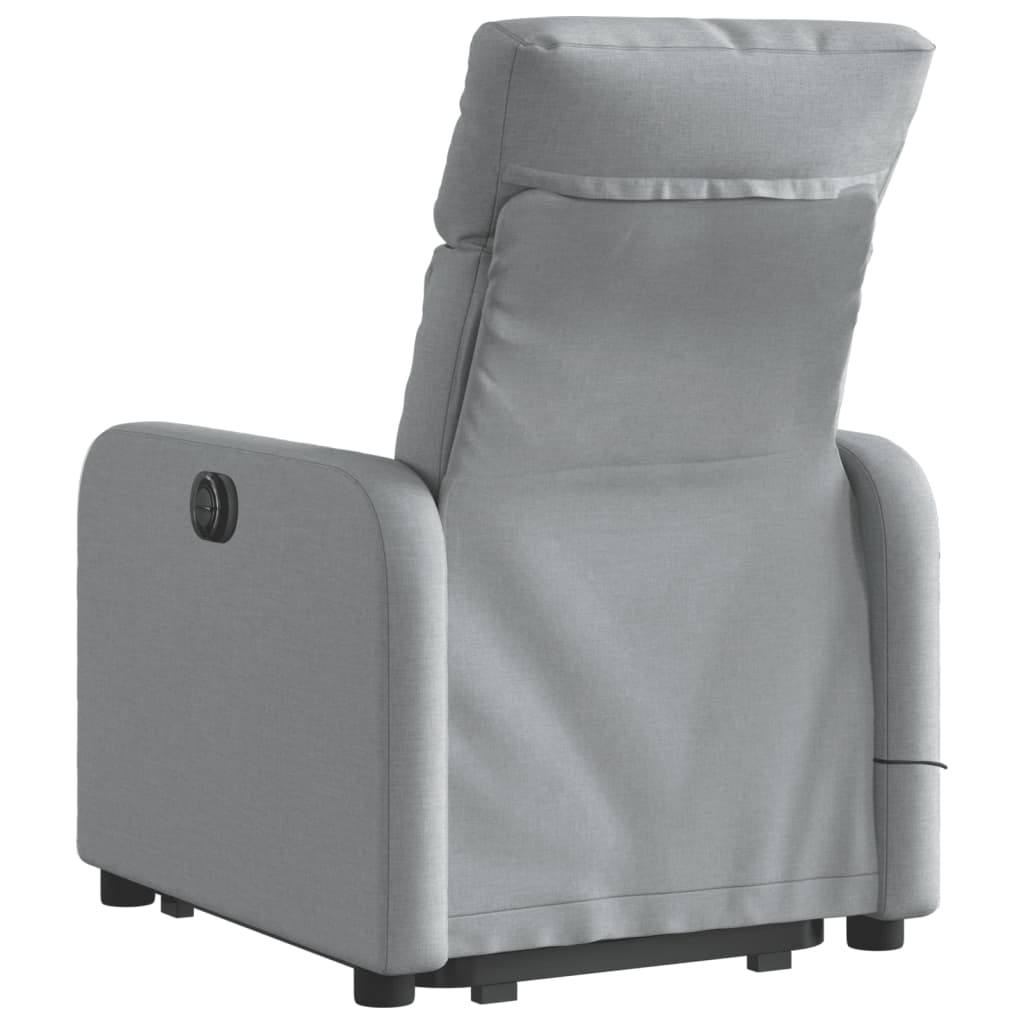 Sta-Op-Massagestoel Stof Lichtgrijs