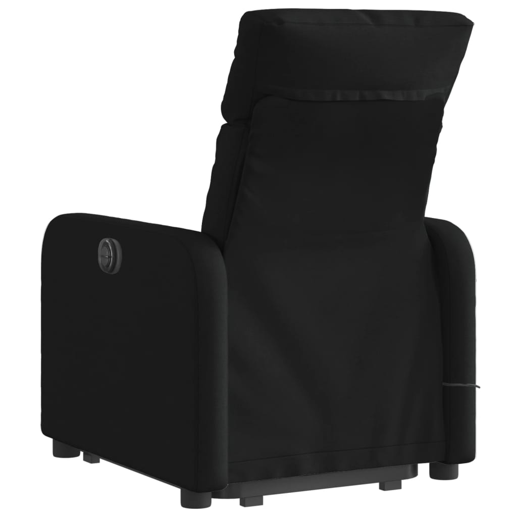 Sta-Op-Massagestoel Stof Zwart