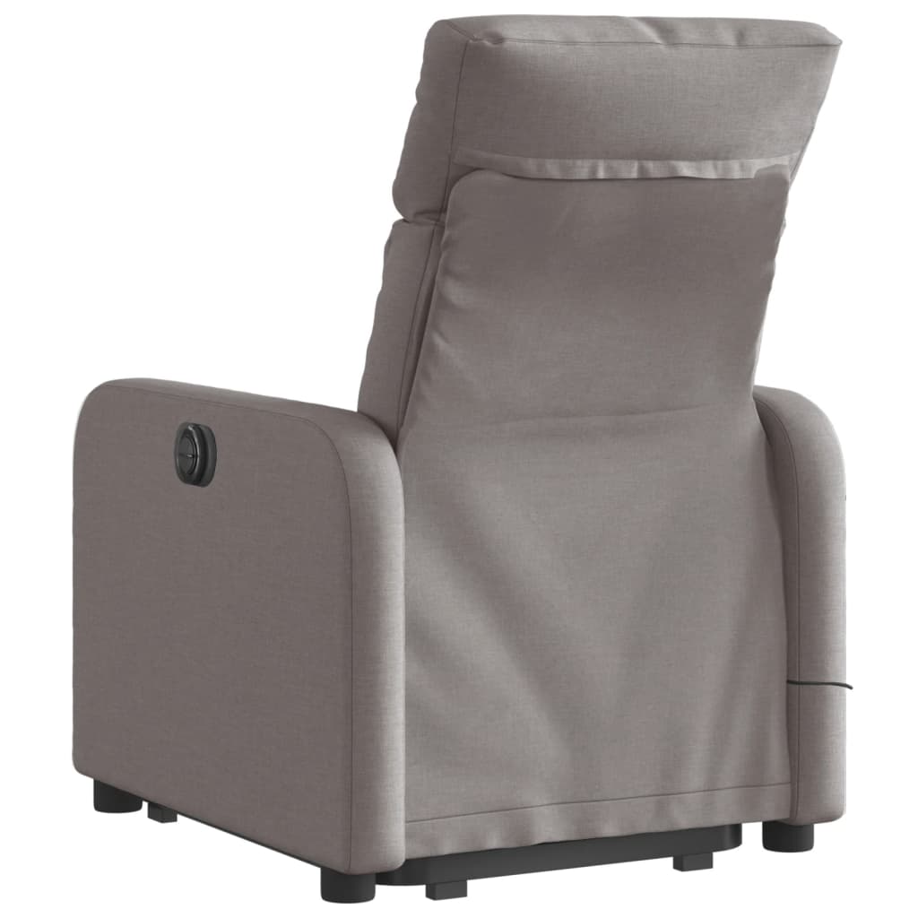 Sta-Op-Massagestoel Stof Taupe