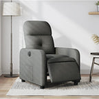 Massagestoel Stof Donkergrijs