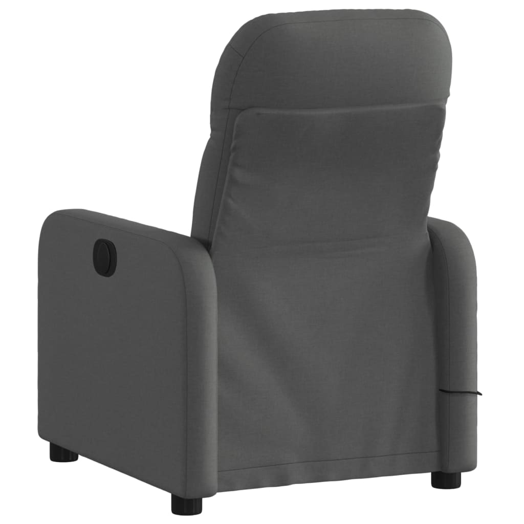 Massagestoel Stof Donkergrijs