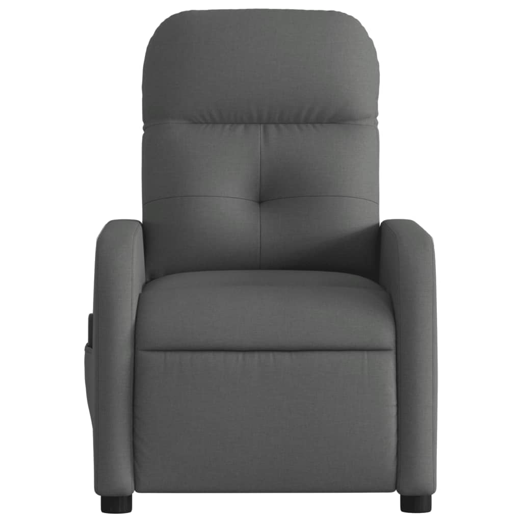 Massagestoel Stof Donkergrijs
