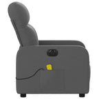 Massagestoel Stof Donkergrijs