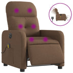 Massagestoel Stof Bruin