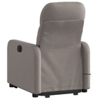 Sta-Op-Massagestoel Verstelbaar Stof Taupe