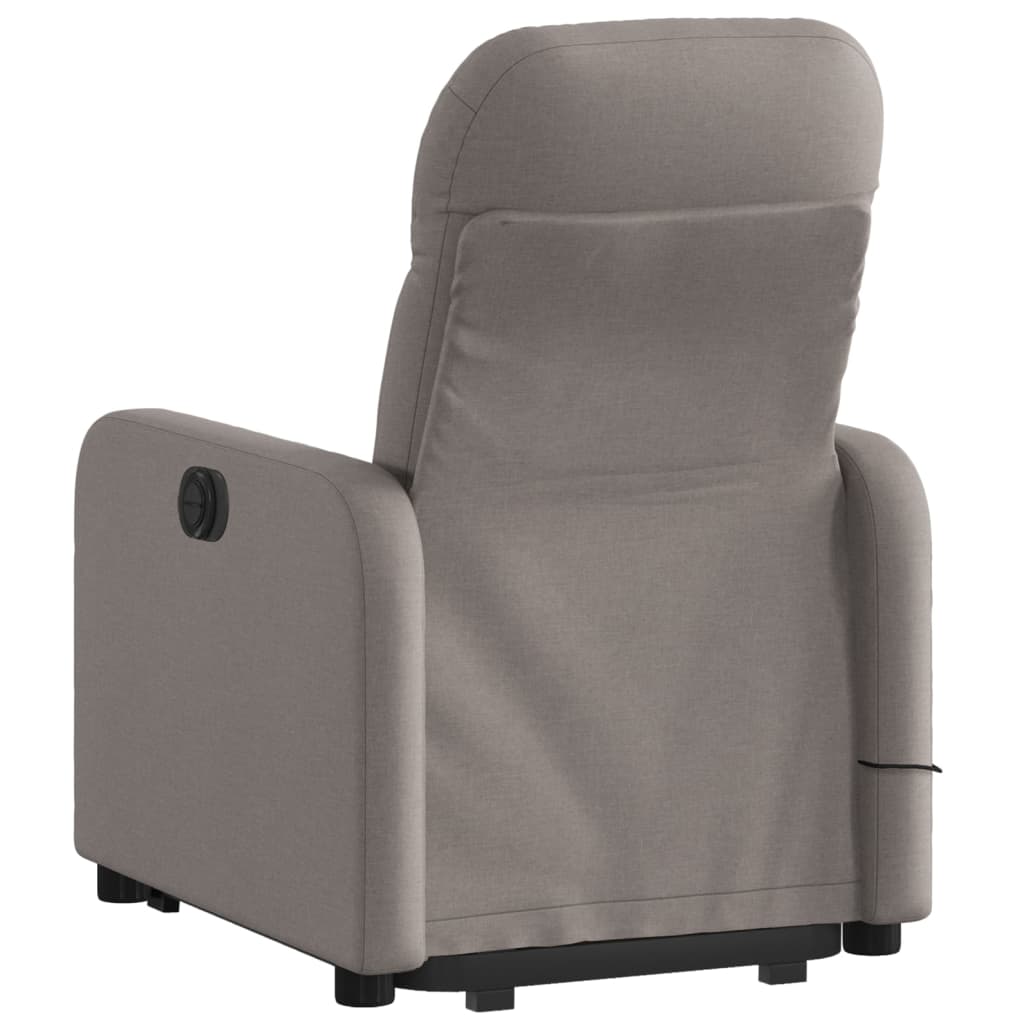 Sta-Op-Massagestoel Verstelbaar Stof Taupe