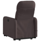 Sta-Op-Massagestoel Stof Donkerbruin