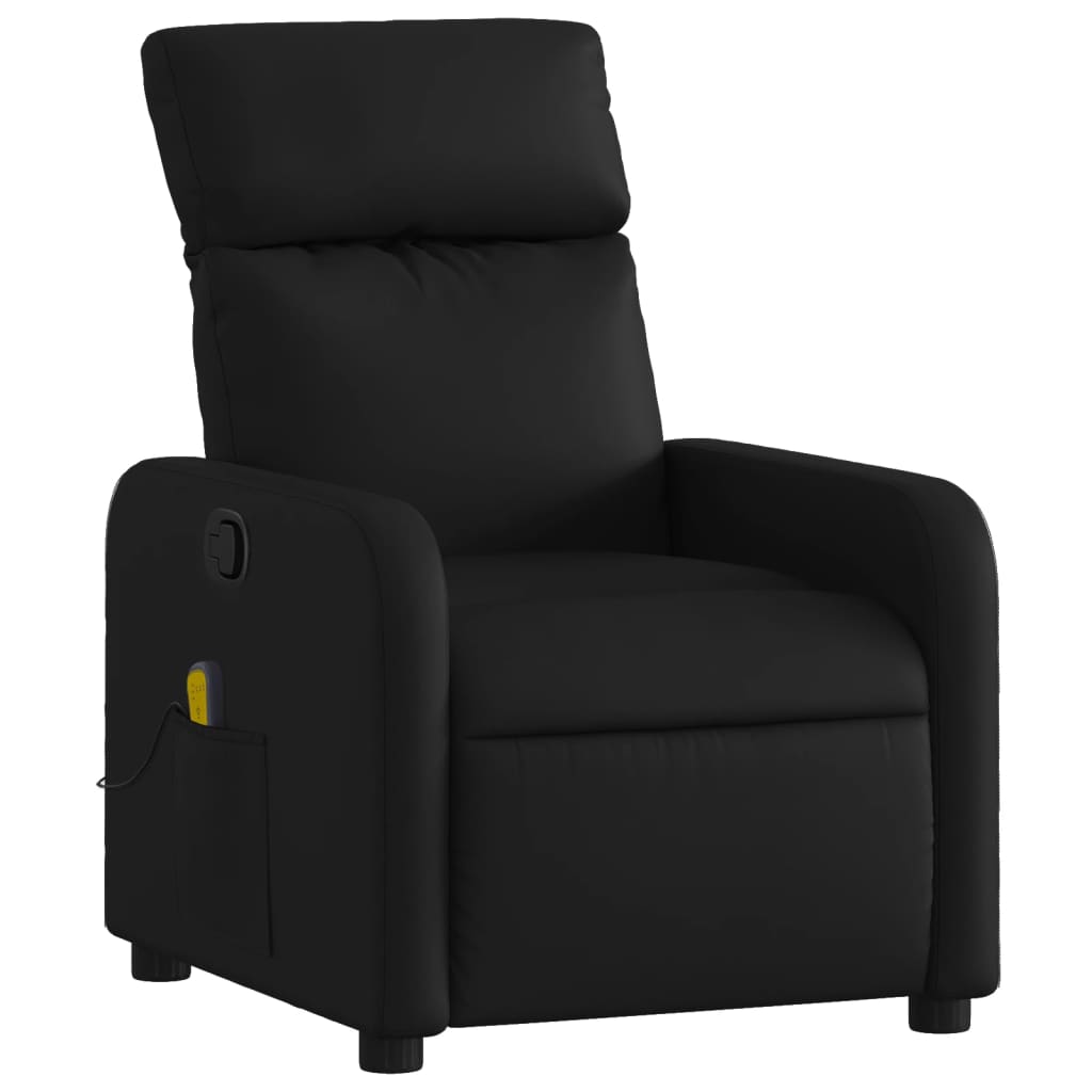 Massagestoel Kunstleer Zwart