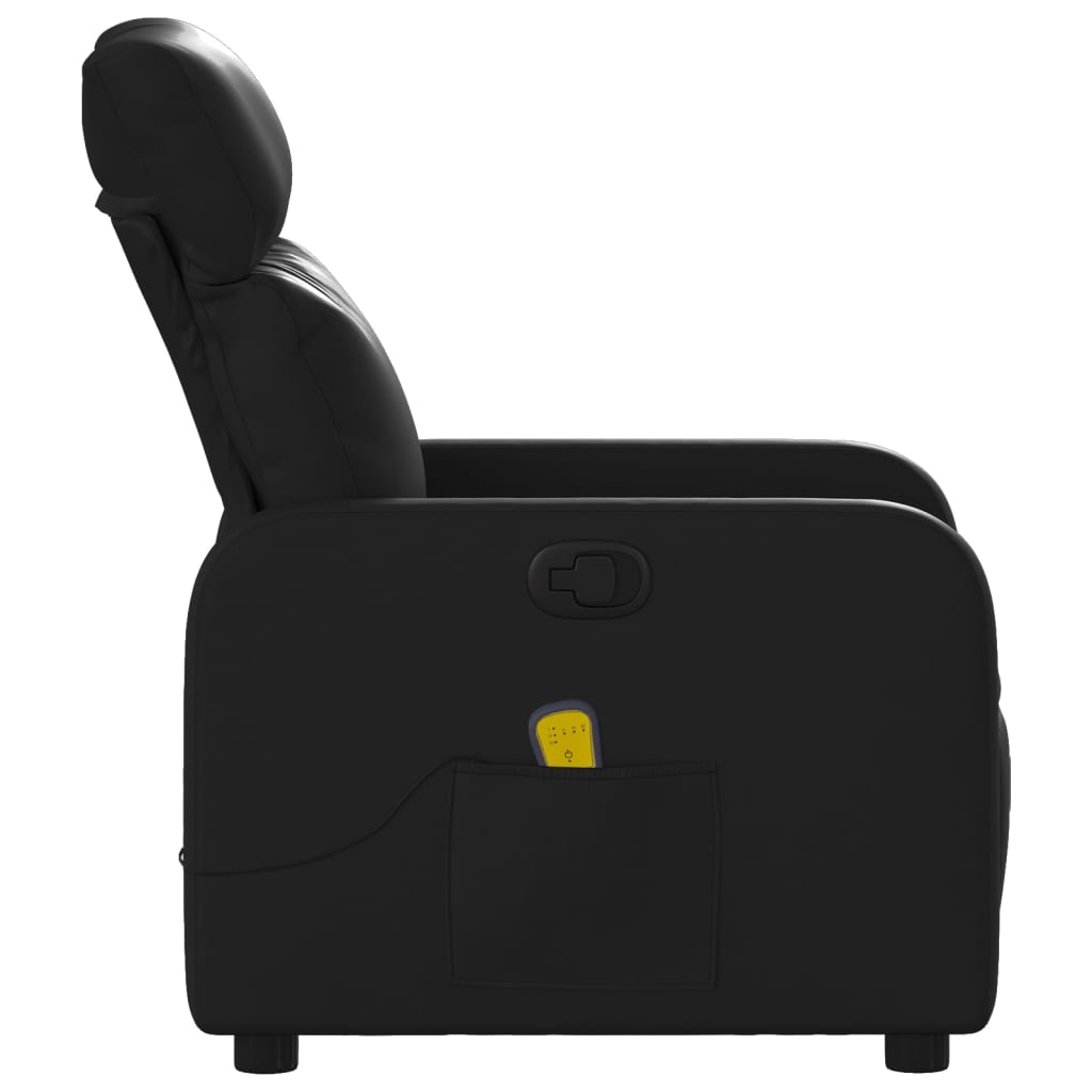 Massagestoel Kunstleer Zwart