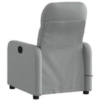 Massagestoel Met Lichtgrijze Stof