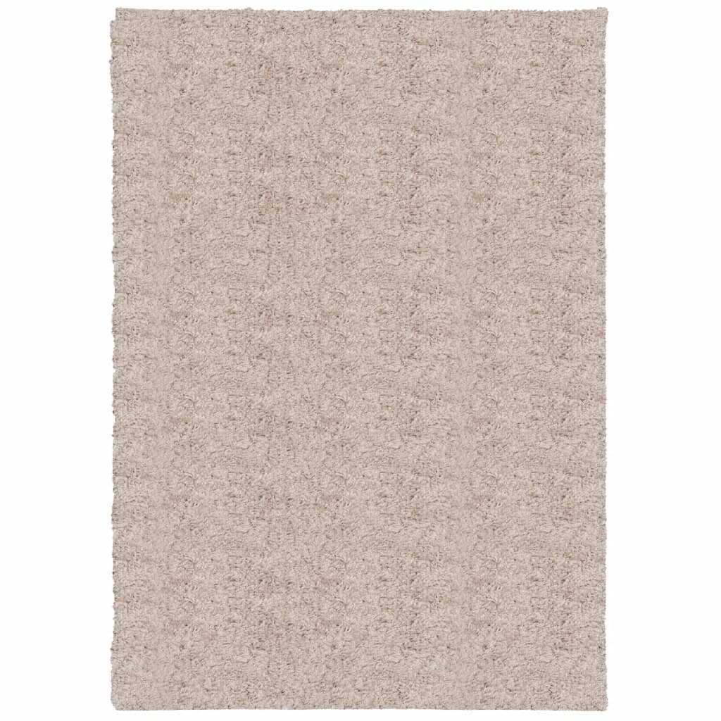 Vloerkleed Pamplona Shaggy Hoogpolig Modern Beige