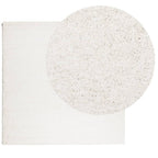 Vloerkleed Pamplona Shaggy Hoogpolig Modern Crème