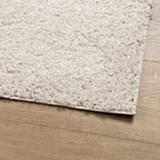 Vloerkleed Pamplona Shaggy Hoogpolig Modern Crème
