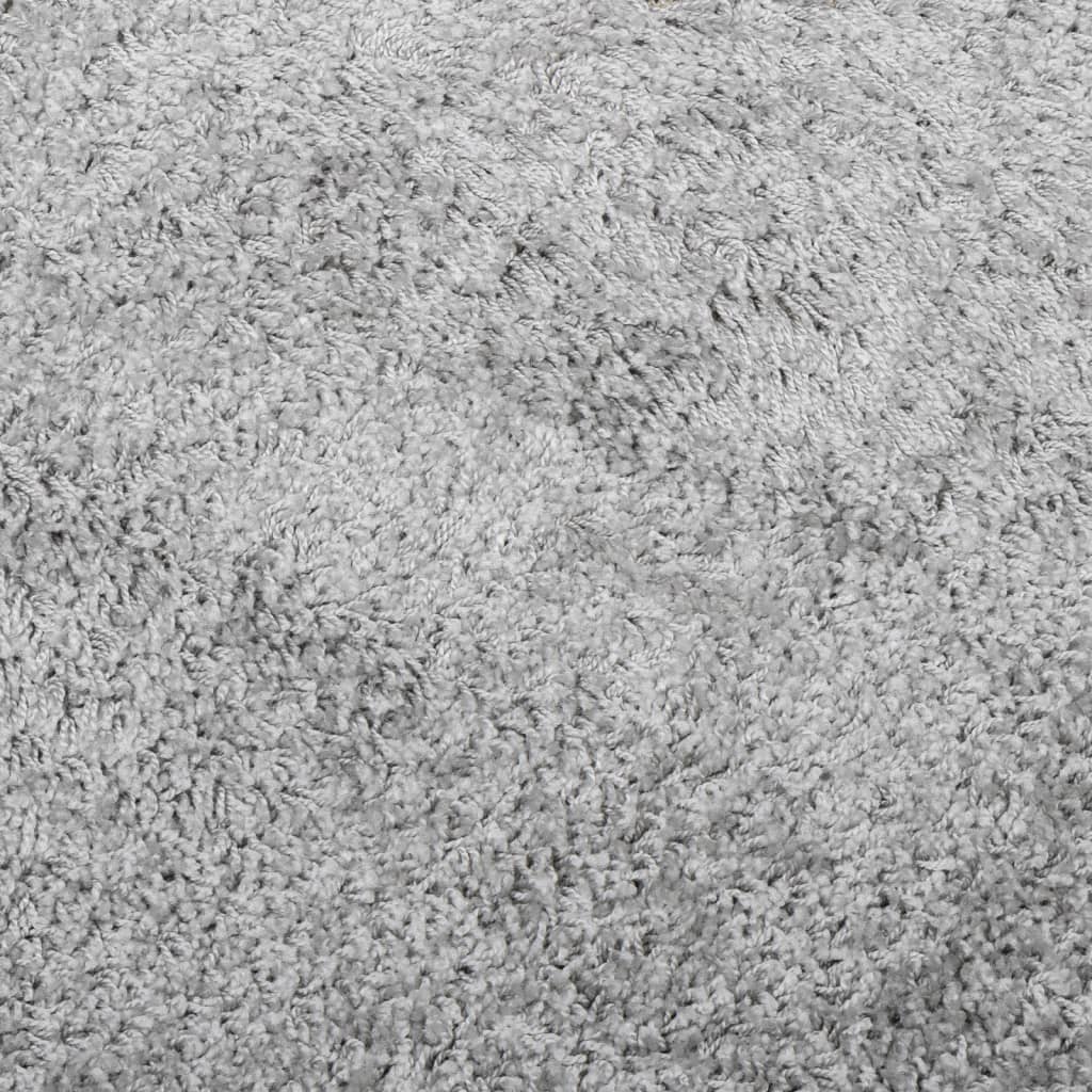 Vloerkleed Pamplona Shaggy Hoogpolig Modern Grijs