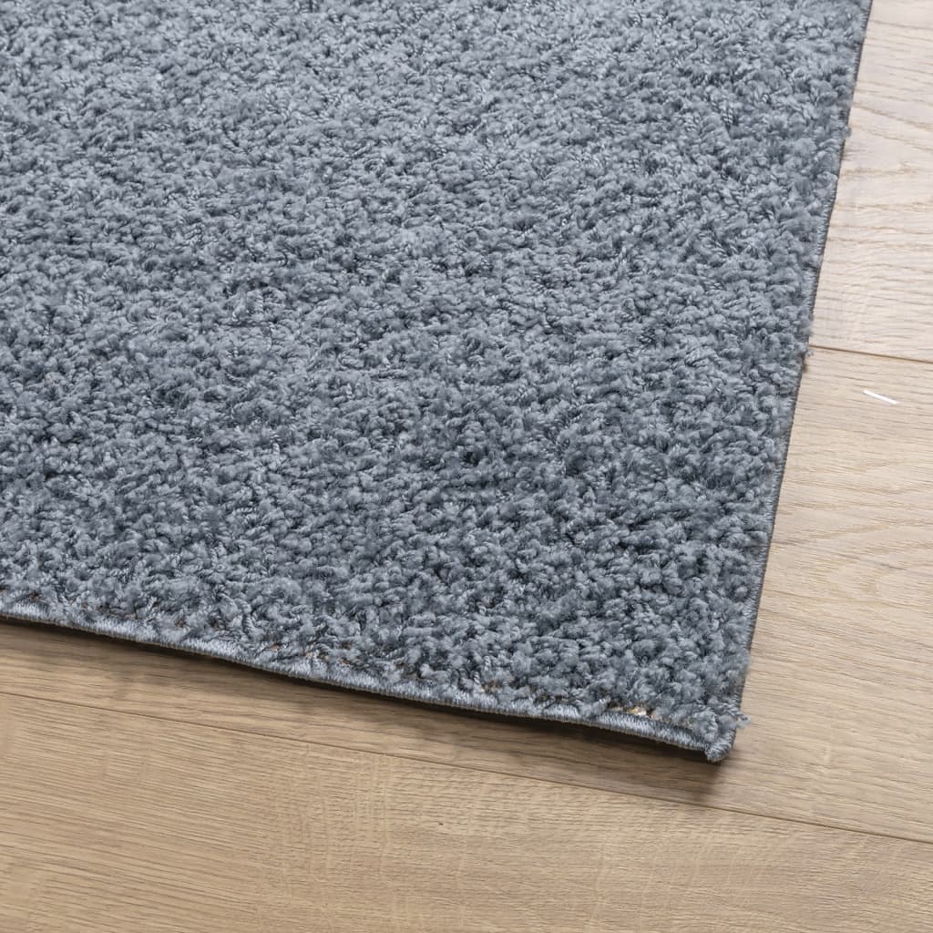 Vloerkleed Pamplona Shaggy Hoogpolig Modern Blauw