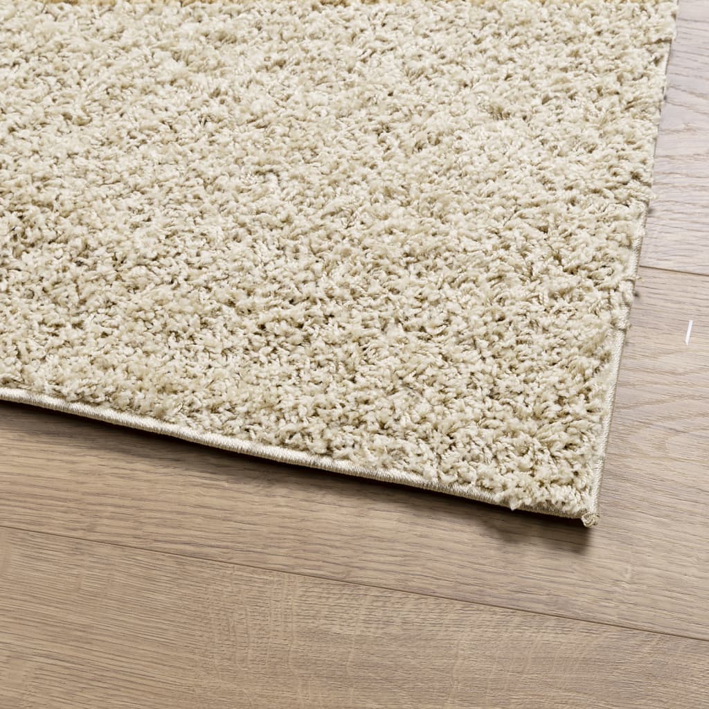 Vloerkleed Pamplona Shaggy Hoogpolig Modern Goud