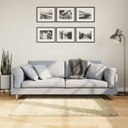 Vloerkleed Pamplona Shaggy Hoogpolig Modern Goud