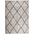 Vloerkleed Pamplona Shaggy Hoogpolig Beige En Antraciet