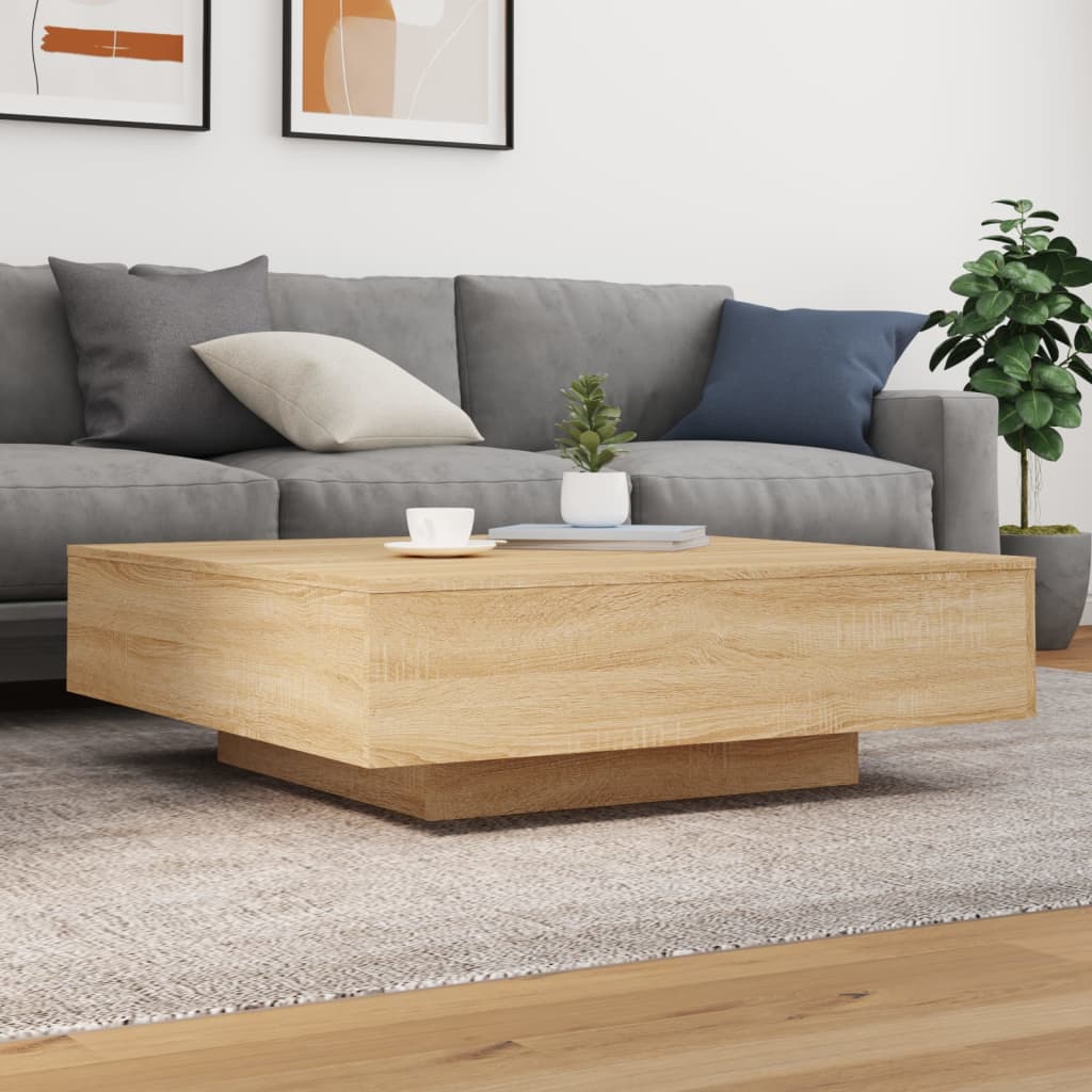 Salontafel Bewerkt Hout Kleurig