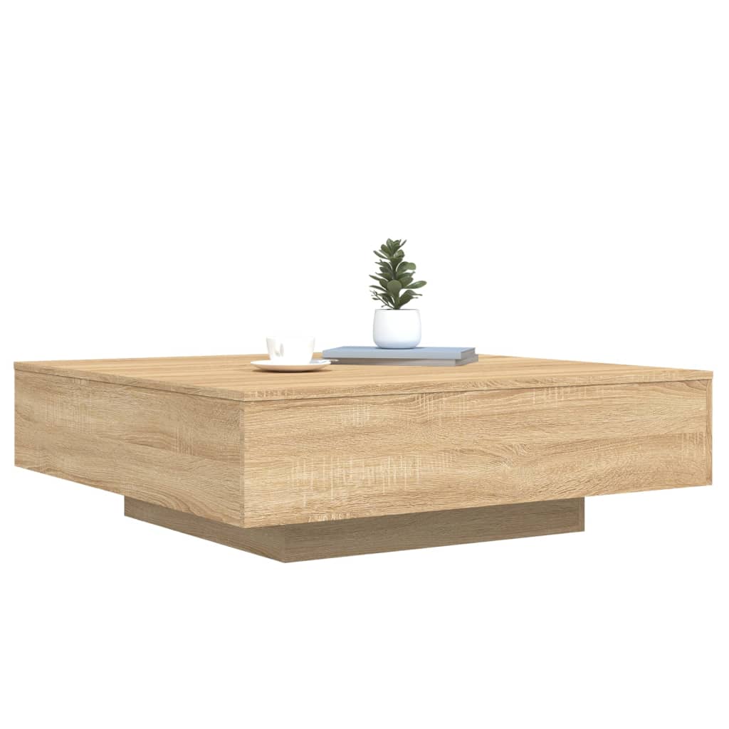 Salontafel Bewerkt Hout Kleurig