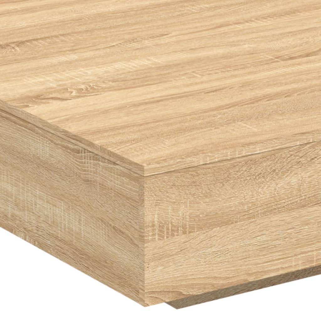 Salontafel Bewerkt Hout Kleurig