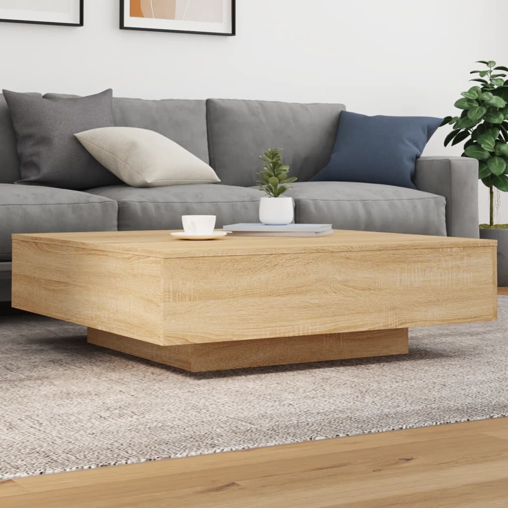 Salontafel Bewerkt Hout Kleurig