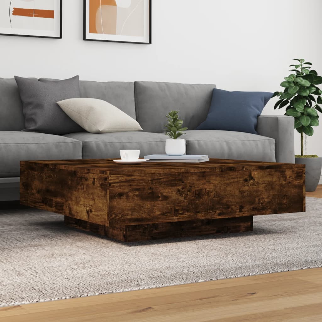 Salontafel Bewerkt Hout Kleurig