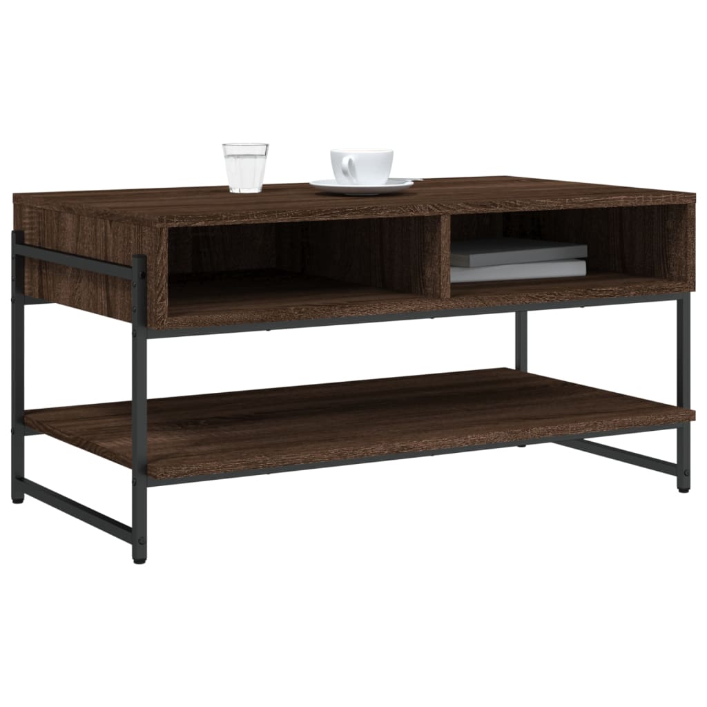 Salontafel 90X50X45 Cm Bewerkt Hout