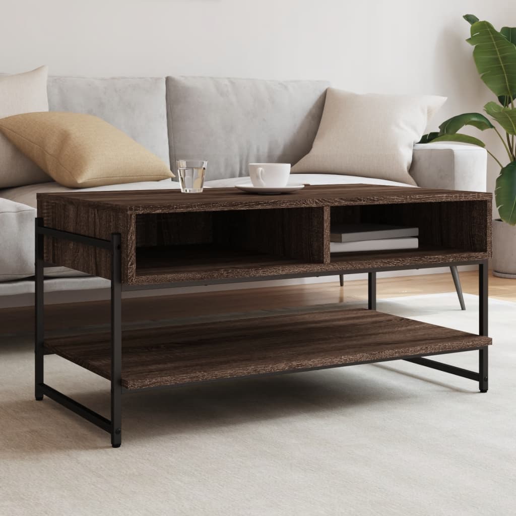 Salontafel 90X50X45 Cm Bewerkt Hout