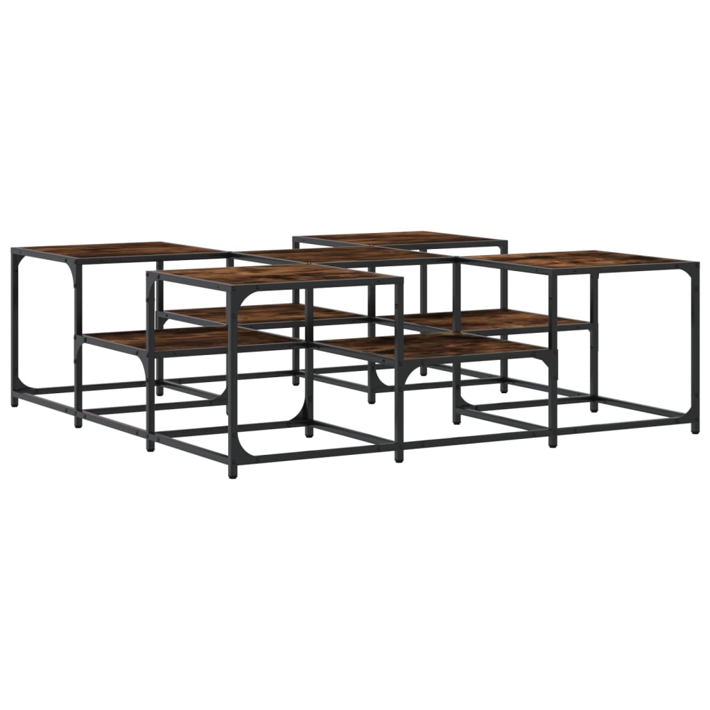 Salontafel Bewerkt Hout Kleurig
