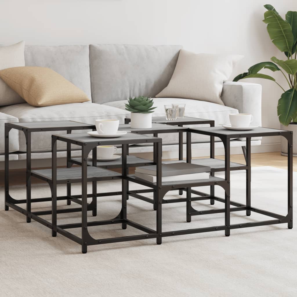 Salontafel Bewerkt Hout Kleurig