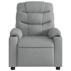 Fauteuil Verstelbaar Stof Lichtgrijs