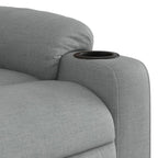 Fauteuil Verstelbaar Stof Lichtgrijs