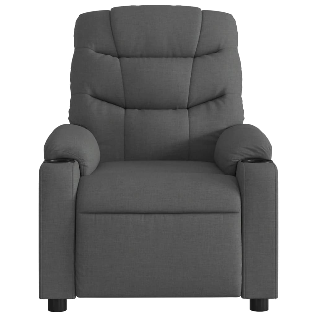 Fauteuil Verstelbaar Stof Donkergrijs