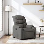 Fauteuil Verstelbaar Stof Donkergrijs