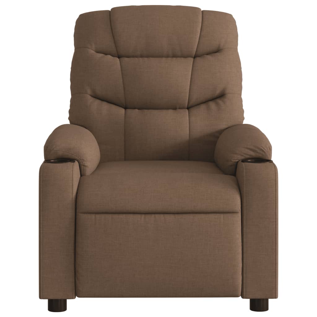 Fauteuil Verstelbaar Stof Bruin