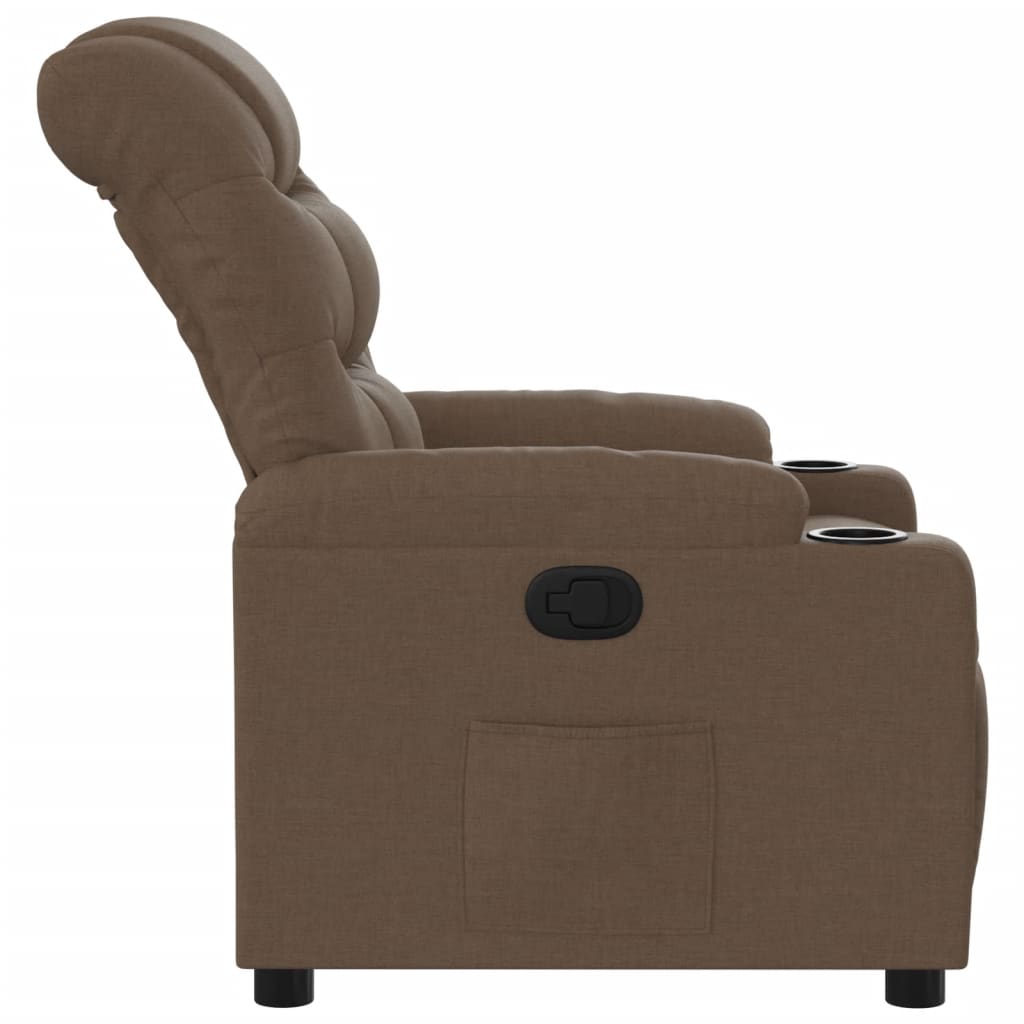 Fauteuil Verstelbaar Stof Bruin
