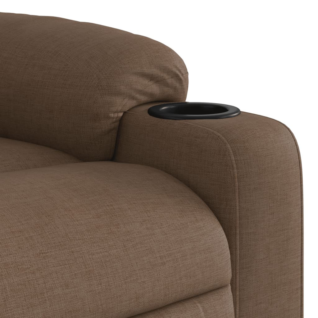 Fauteuil Verstelbaar Stof Bruin