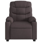 Fauteuil Verstelbaar Stof Donkerbruin