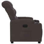 Fauteuil Verstelbaar Stof Donkerbruin