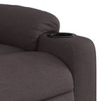 Fauteuil Verstelbaar Stof Donkerbruin