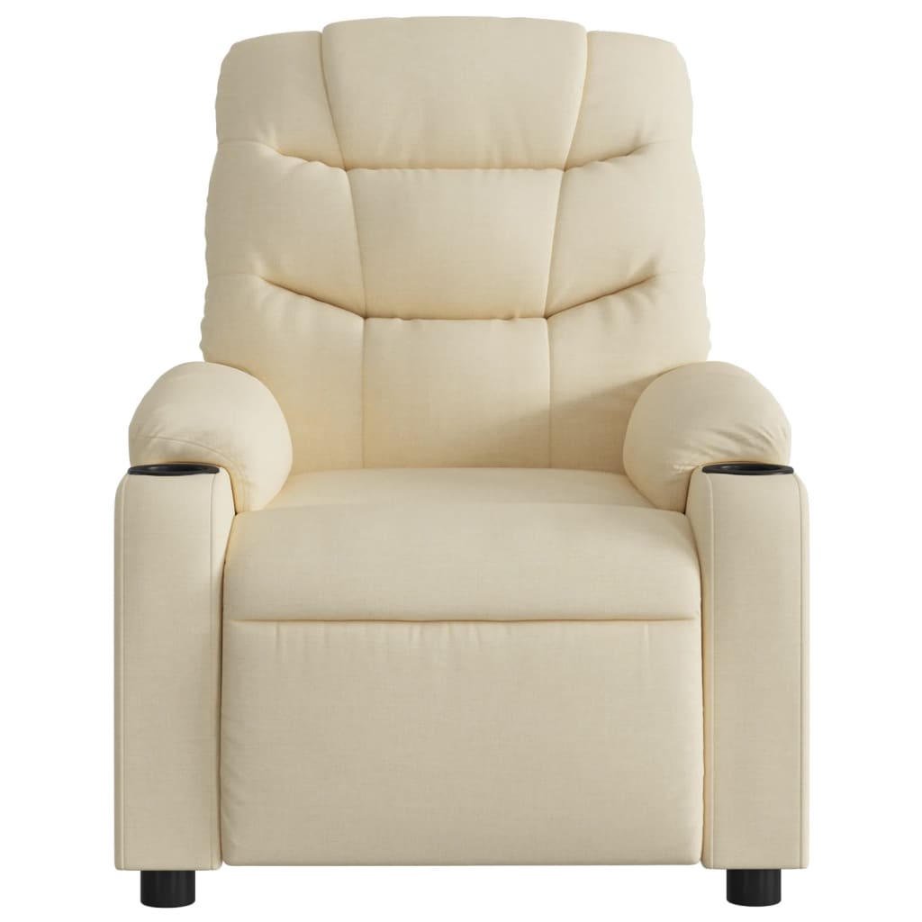 Fauteuil Verstelbaar Stof Kleurig Crème