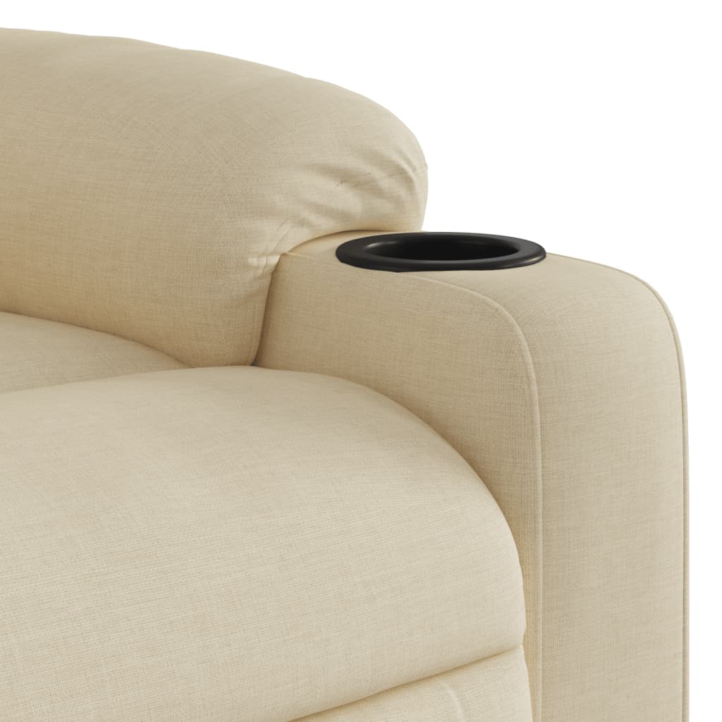 Fauteuil Verstelbaar Stof Kleurig Crème