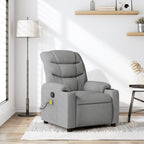 Fauteuil Verstelbaar Stof Lichtgrijs