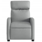 Fauteuil Verstelbaar Stof Lichtgrijs