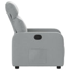 Fauteuil Verstelbaar Stof Lichtgrijs