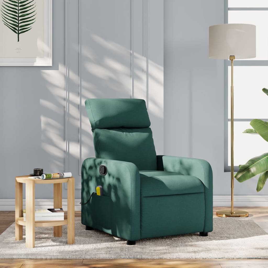 Fauteuil Verstelbaar Stof Donkergroen