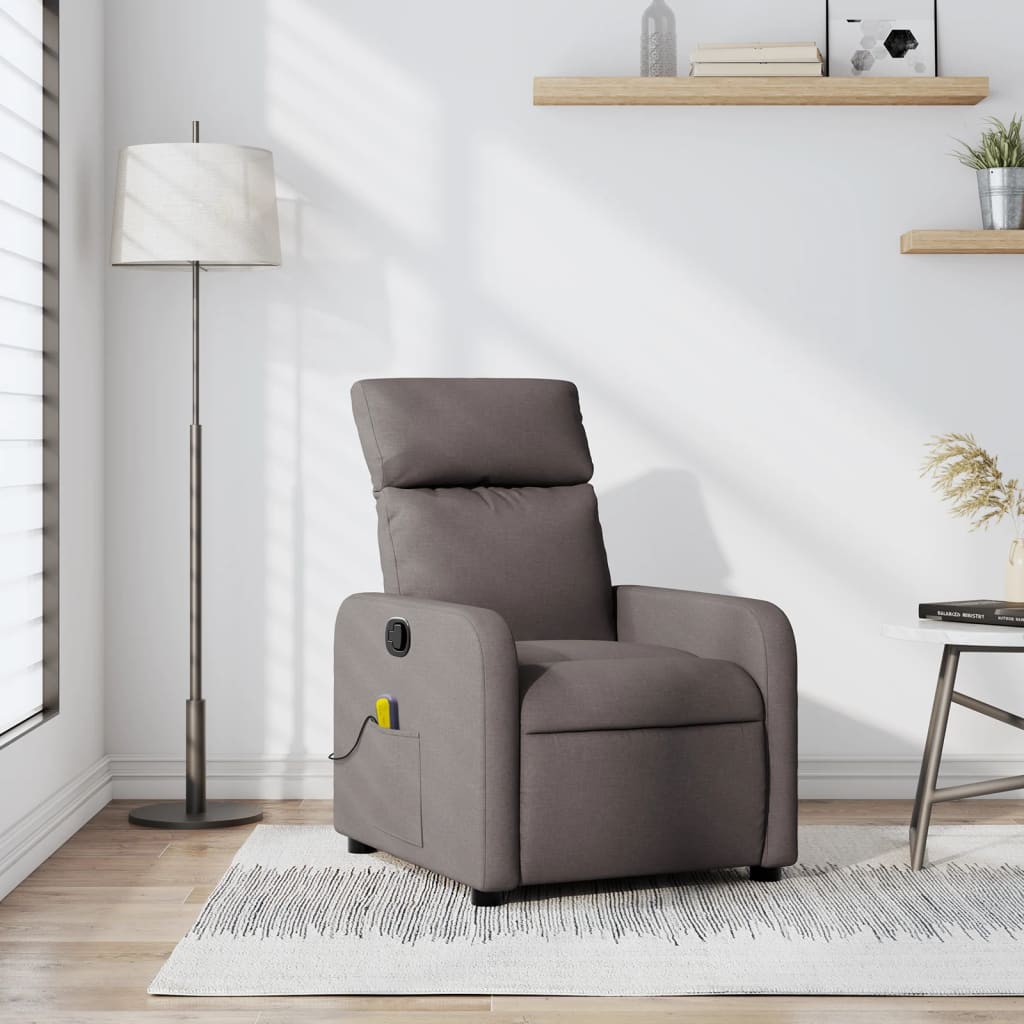 Massagestoel Verstelbaar Stof Taupe
